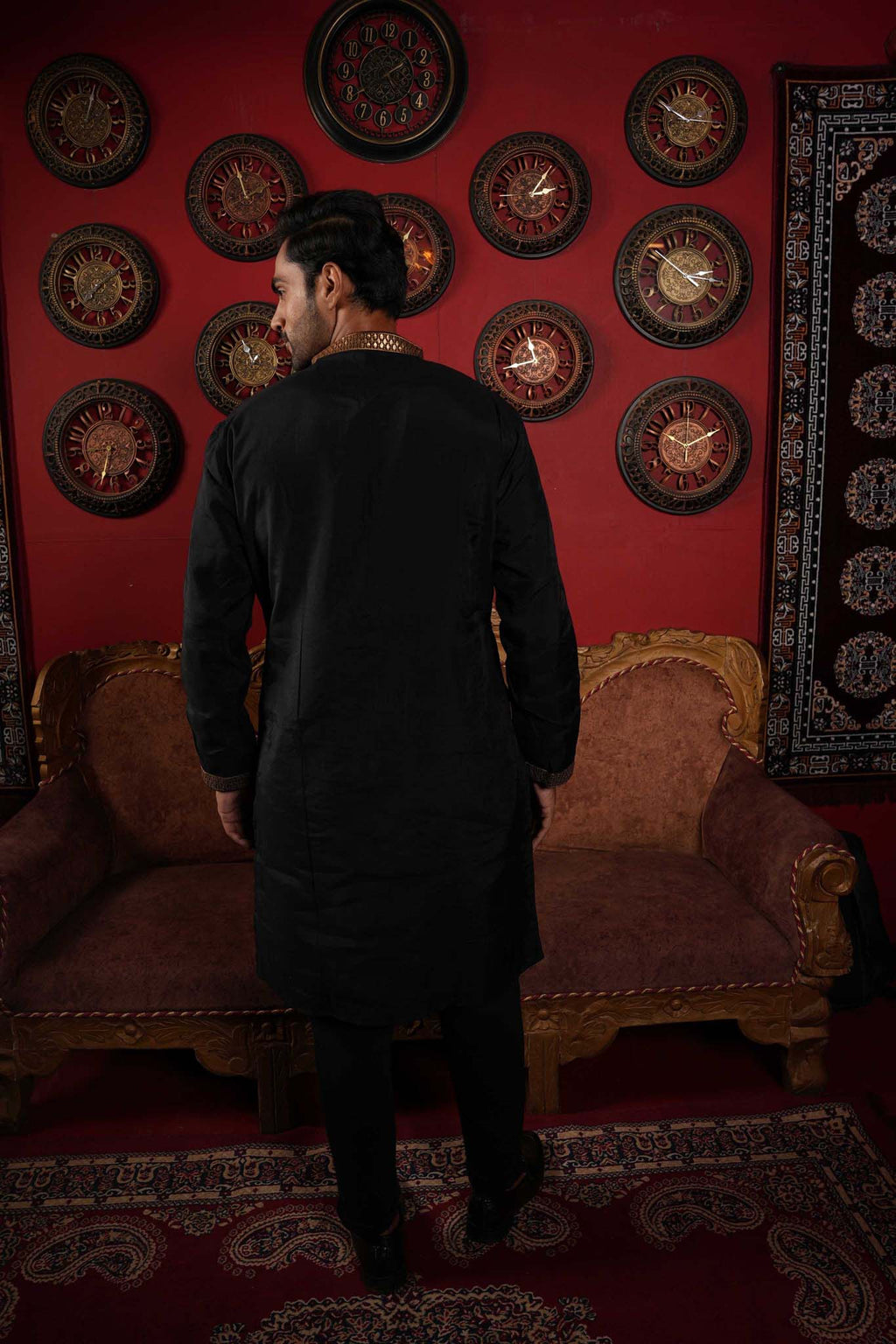 The Golden Hawk Embroidery Kurta