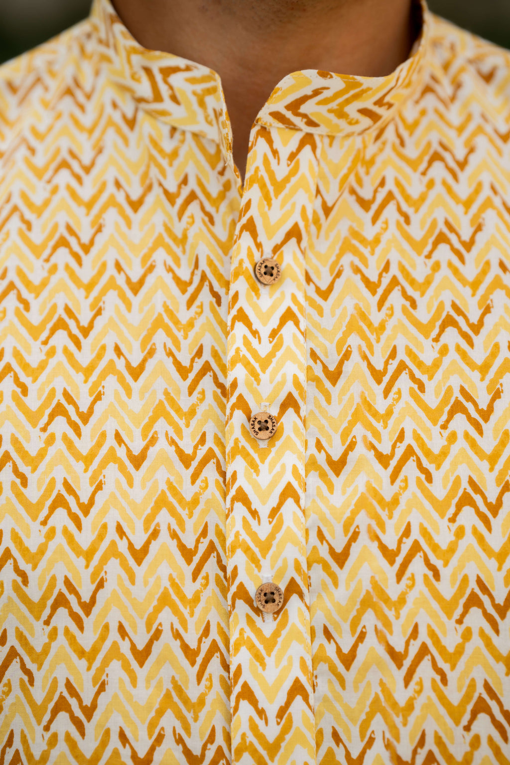 The Milky White Long Kurta with Zig Zag Design