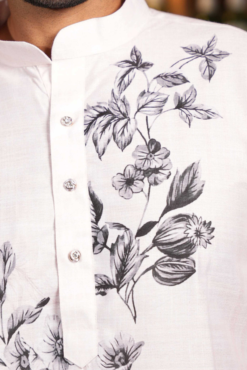 The Midnight Flower Trail Long Kurta